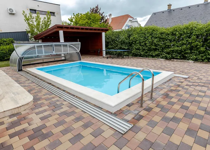 Golden Bridge Deluxe - 4br, Terrace, Bar, Privat Pool, Grill Balatonfüred